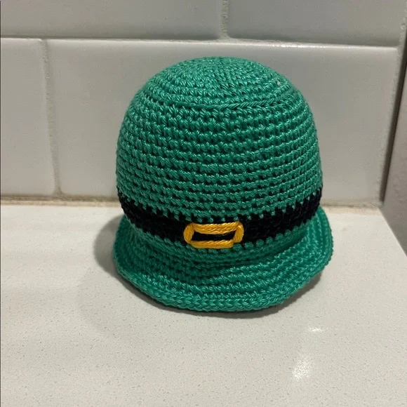 Handcrafted Crochet Pot of Gold Leprechaun Hat St. Patrick’s Day Holiday Decor - Picture 6 of 9